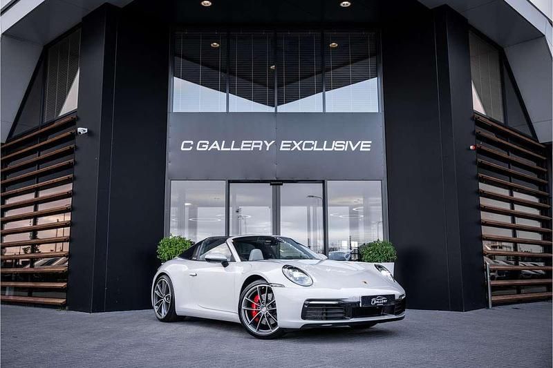 Grijs Gebruikt 2021 Porsche 911 Targa 4S Sport Cabriolet | € 159.995 (Super prijs) - Afbeelding 1/4