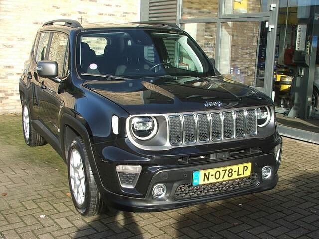 Zwart Gebruikt 2019 Jeep Renegade Limited SUV | € 11.950 (Super prijs) - Afbeelding 1/4