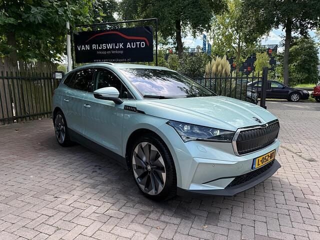 Grijs Gebruikt 2021 Skoda Enyaq iV First Edition SUV | € 23.890 (Super prijs) - Afbeelding 1/4