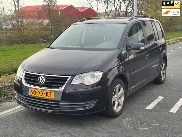 Zwart Gebruikt 2007 VW Touran MPV | € 3.499 (Eerlijke prijs) - Afbeelding 1/4