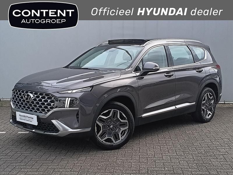 Grijs Gebruikt 2022 Hyundai Santa Fe Comfort SUV | € 37.940 (Eerlijke prijs) - Afbeelding 1/4
