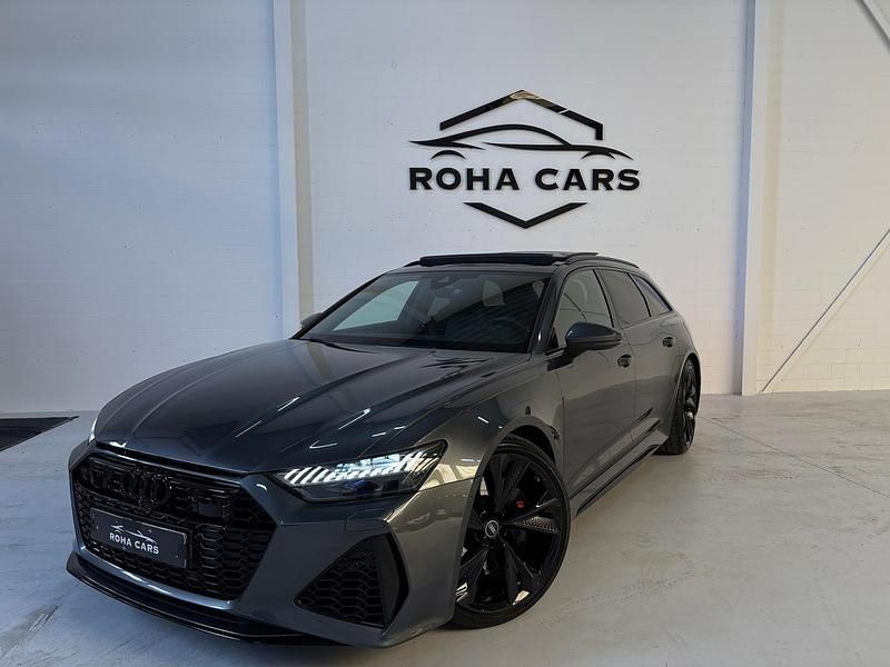 Grijs Gebruikt 2021 Audi RS6 S-Line Stationwagen | € 109.945 (Super prijs) - Afbeelding 1/4