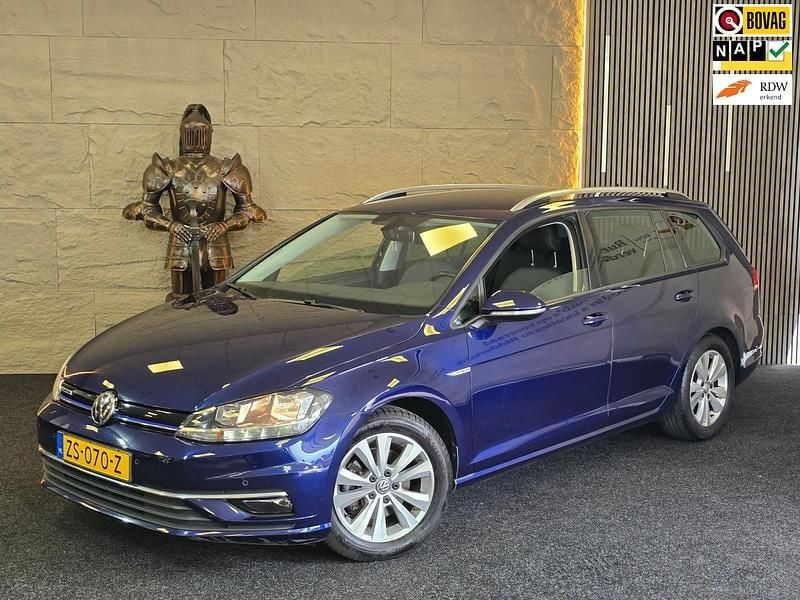 Blauw Gebruikt 2019 VW Golf VII Comfortline Stationwagen | € 13.299 (Goede deal) - Afbeelding 1/4