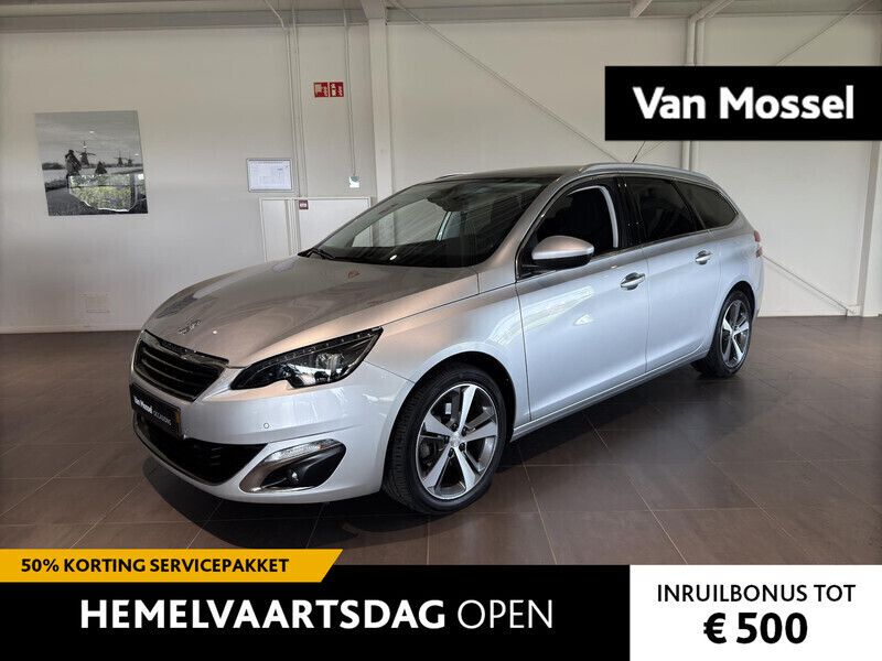 Grijs Gebruikt 2017 Peugeot 308 GT-line Stationwagen | € 13.940 (Iets duurder) - Afbeelding 1/4