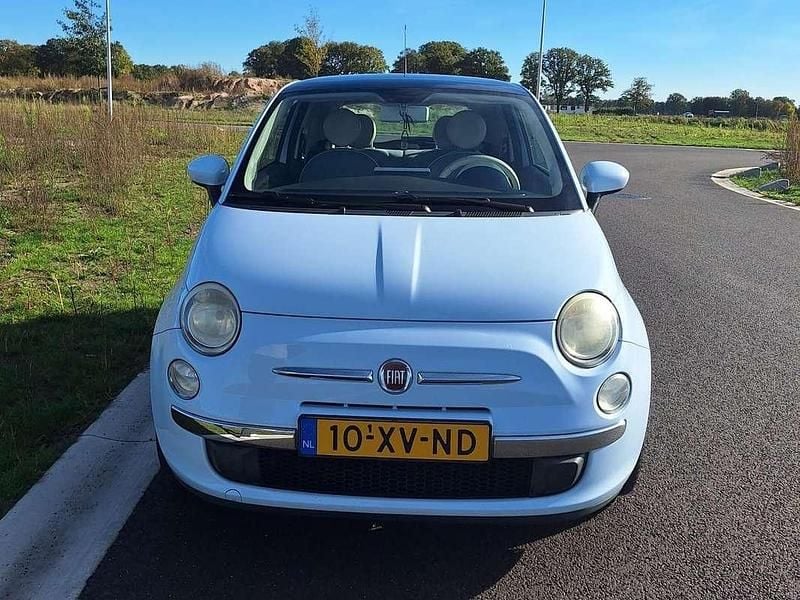 Blauw Gebruikt 2007 Fiat 500 Lounge Hatchback | € 3.800 (Eerlijke prijs) - Afbeelding 1/4