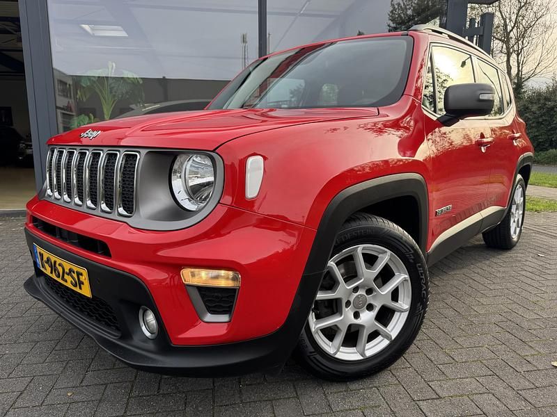 Rood Occasion 2021 Jeep Renegade Limited SUV | € 18.950 (Eerlijke prijs) - Afbeelding 1/4