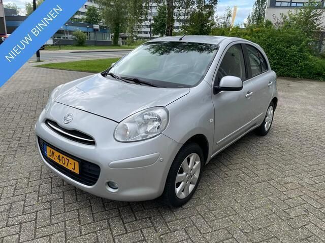 Grijs Gebruikt 2011 Nissan Micra Acenta Hatchback | € 3.650 (Eerlijke prijs) - Afbeelding 1/4