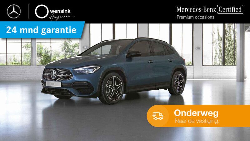 Blauw Gebruikt 2023 Mercedes GLA250 AMG line SUV | € 45.850 (Iets duurder) - Afbeelding 1/4