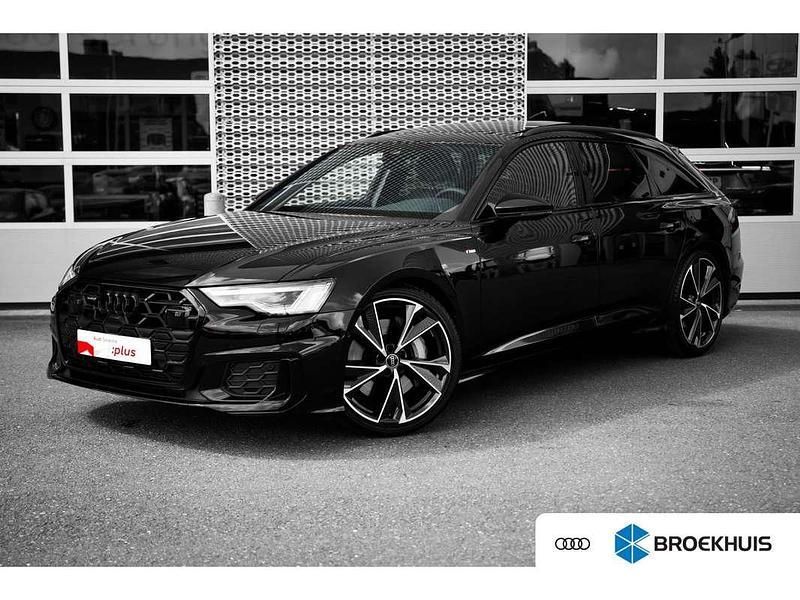 Zwart Gebruikt 2024 Audi A6 S-Line Stationwagen | € 56.900 (Eerlijke prijs) - Afbeelding 1/4