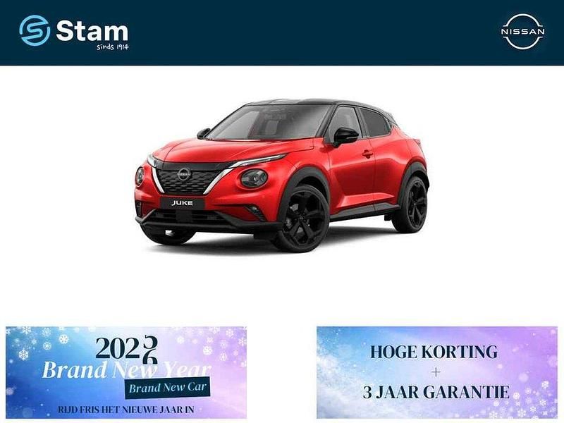 Rood, metallic lak Nieuw 2025 Nissan Juke Pack SUV | € 35.781 (Eerlijke prijs) - Afbeelding 1/4