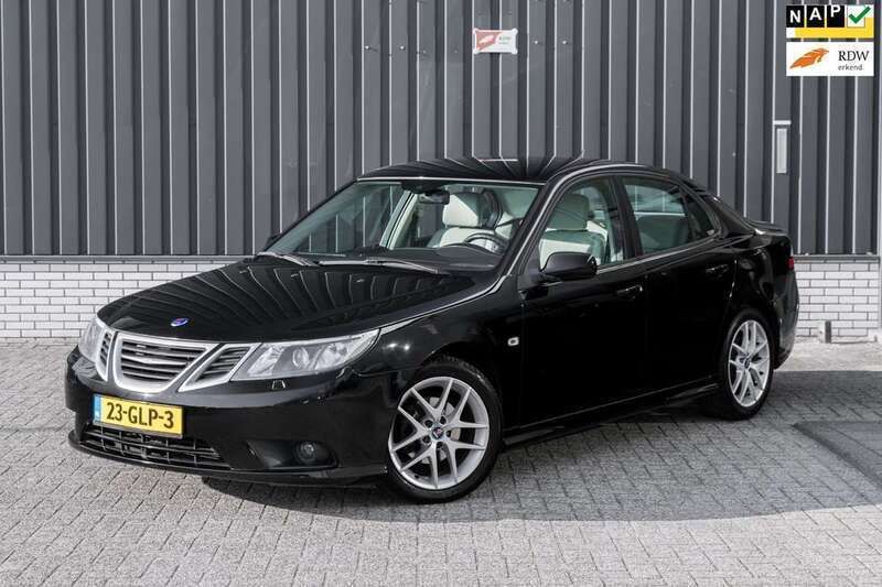 Zwart, metallic lak Gebruikt 2008 Saab 9-3 Sedan | € 4.950 (Eerlijke prijs) - Afbeelding 1/4