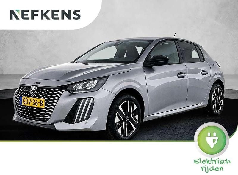 Grijs Gebruikt 2024 Peugeot e-208 Style Hatchback | € 22.925 (Eerlijke prijs) - Afbeelding 1/3