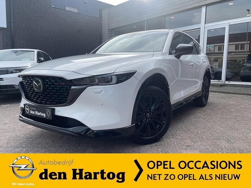 Wit Gebruikt 2024 Mazda CX-5 Homura-Line SUV | € 41.900 (Eerlijke prijs) - Afbeelding 1/4