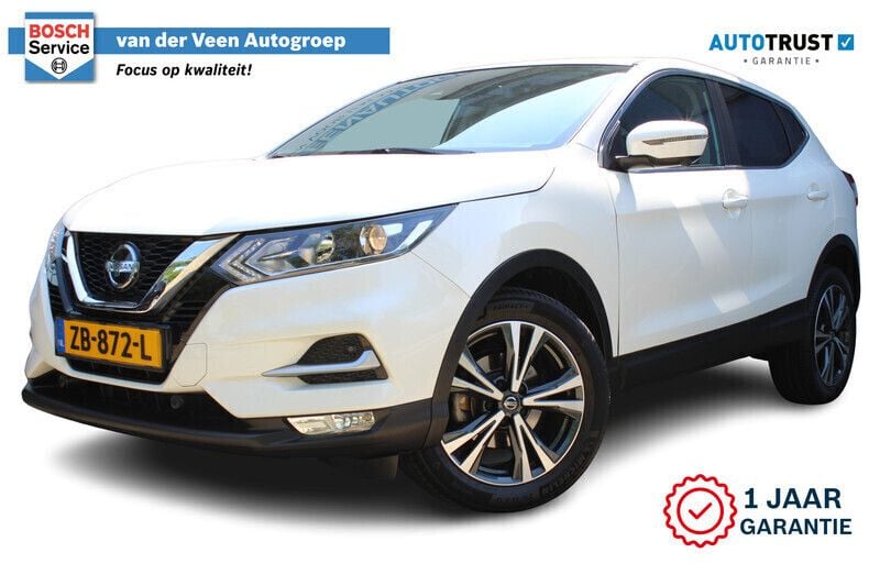 Wit Gebruikt 2019 Nissan Qashqai N-Connecta SUV | € 21.420 (Eerlijke prijs) - Afbeelding 1/4