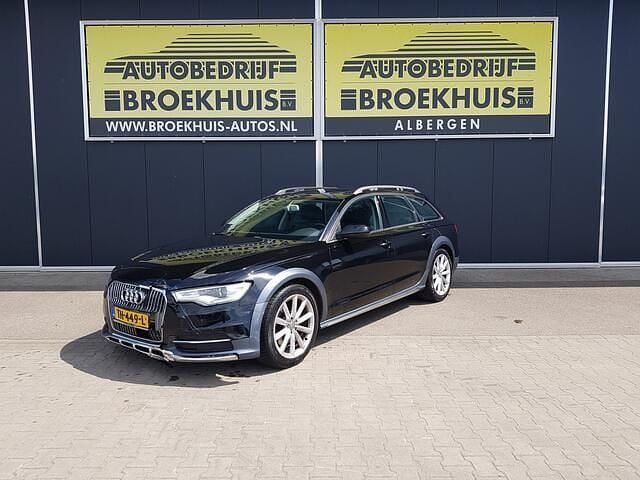 Zwart Gebruikt 2014 Audi A6 Allroad Premium Stationwagen | € 8.950 (Super prijs) - Afbeelding 1/4