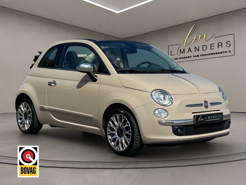 Beige Gebruikt 2014 Fiat 500C Rock Cabriolet | € 10.690 (Eerlijke prijs) - Afbeelding 1/4