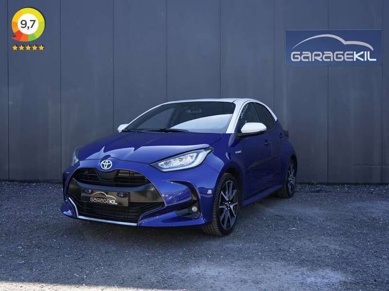 Blauw Gebruikt 2020 Toyota Yaris Hybrid Edition Hatchback | € 16.995 (Goede deal) - Afbeelding 1/4