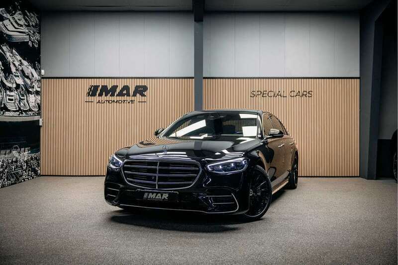 Zwart Gebruikt 2022 Mercedes S580 AMG line Sedan | € 104.950 - Afbeelding 1/4