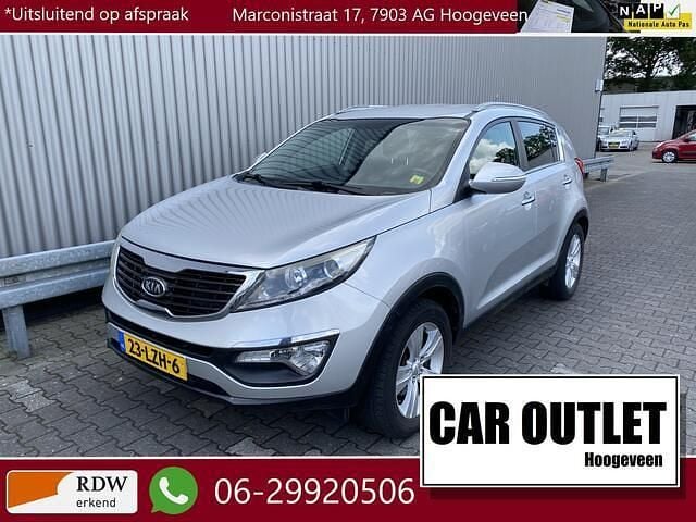 Grijs Gebruikt 2010 Kia Sportage Plus SUV | € 7.950 (Eerlijke prijs) - Afbeelding 1/4