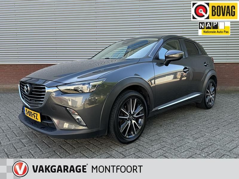 Grijs Gebruikt 2018 Mazda CX-3 Luxury SUV | € 11.950 (Goede deal) - Afbeelding 1/4