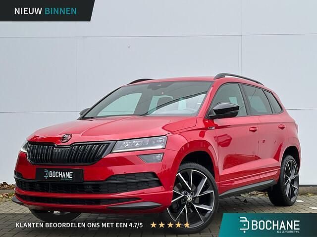 Rood Gebruikt 2022 Skoda Karoq Business Line SUV | € 28.900 (Eerlijke prijs) - Afbeelding 1/4
