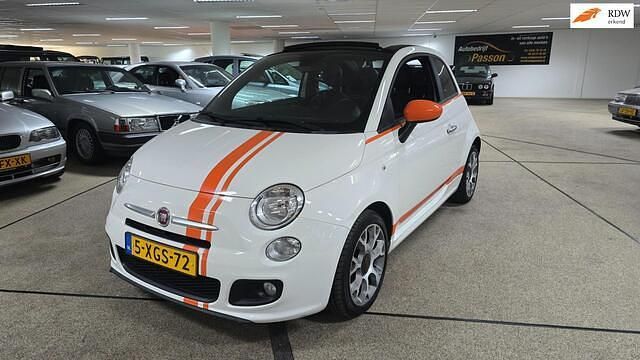 Wit Gebruikt 2014 Fiat 500C Cabriolet | € 6.450 (Eerlijke prijs) - Afbeelding 1/4