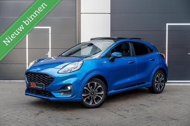 Blauw Gebruikt 2021 Ford Puma ST-Line SUV | € 18.950 (Goede deal) - Afbeelding 1/4