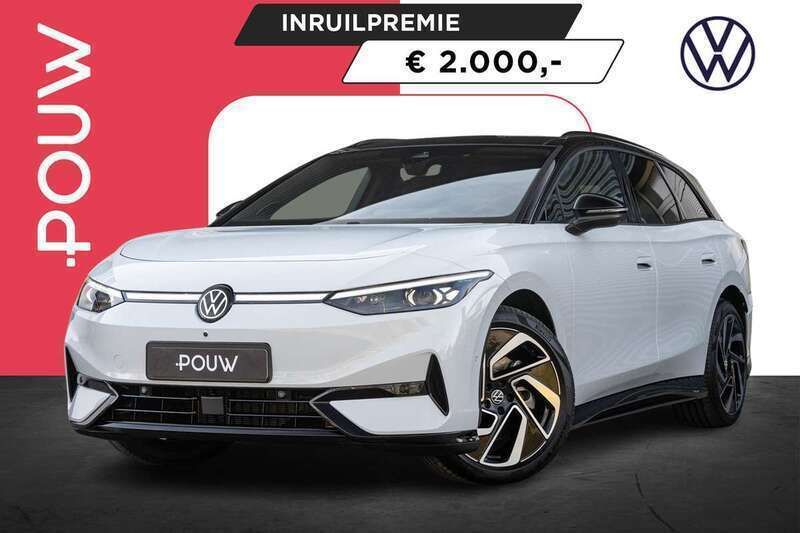Wit, metallic lak Nieuw 2025 VW ID.7 Black Edition Sedan | € 64.750 - Afbeelding 1/4