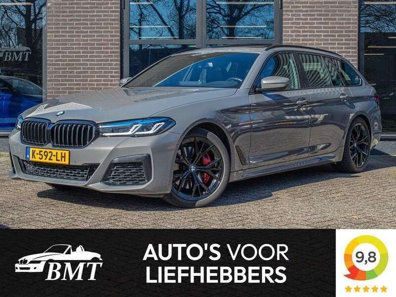 Grijs Gebruikt 2021 BMW 530 M Sport Stationwagen | € 41.500 - Afbeelding 1/4