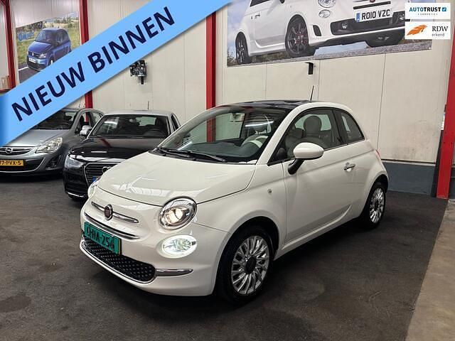 Wit Occasion 2019 Fiat 500 Lounge Hatchback | € 9.950 (Goede deal) - Afbeelding 1/4