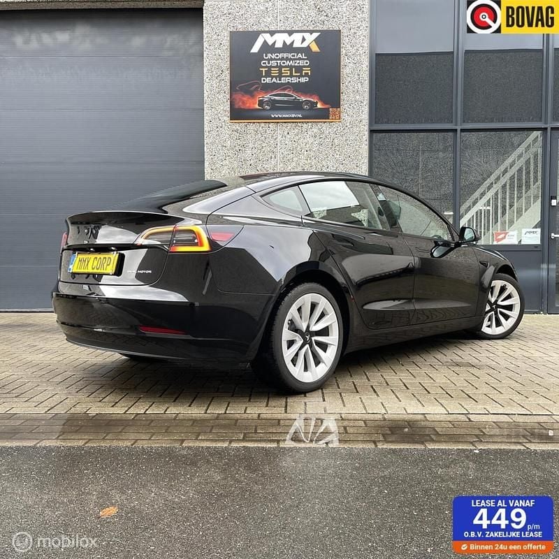 Zwart Gebruikt 2022 Tesla Model 3 Long Range AWD Sedan | € 33.890 (Eerlijke prijs) - Afbeelding 1/4