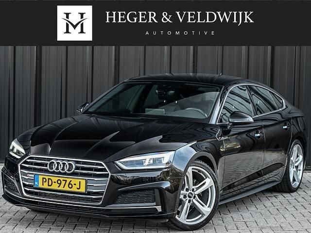 Zwart Occasion 2017 Audi A5 Sportback S-Line Hatchback | € 21.450 (Eerlijke prijs) - Afbeelding 1/4