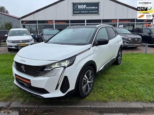 Wit Gebruikt 2021 Peugeot 3008 Allure SUV | € 22.250 (Goede deal) - Afbeelding 1/4