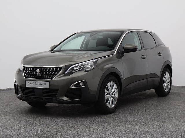 Grijs (metallic) Gebruikt 2020 Peugeot 3008 Active SUV | € 16.400 (Super prijs) - Afbeelding 1/4