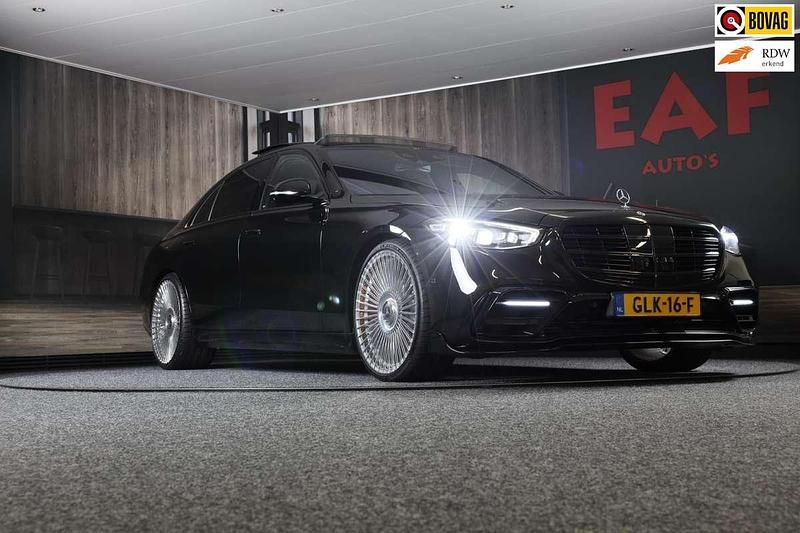 Zwart, metallic lak Gebruikt 2023 Mercedes S500 AMG line Sedan | € 134.950 - Afbeelding 1/4