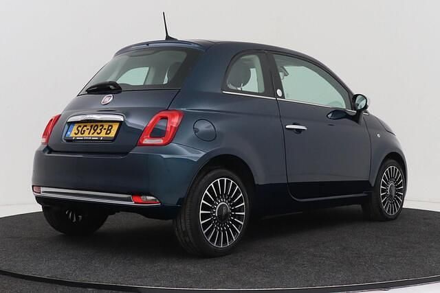 Blauw Occasion 2018 Fiat 500 Lounge Hatchback | € 8.699 (Eerlijke prijs) - Afbeelding 1/3