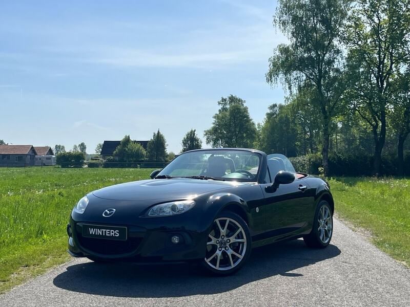 Zwart, metallic lak Gebruikt 2014 Mazda MX5 Cabriolet | € 16.885 (Eerlijke prijs) - Afbeelding 1/4