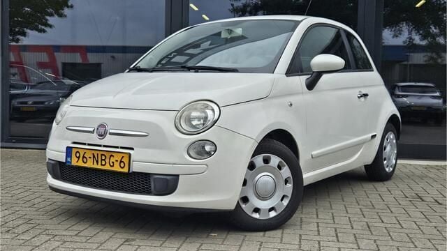 Wit Gebruikt 2010 Fiat 500 Pop Hatchback | € 4.940 (Super prijs) - Afbeelding 1/4
