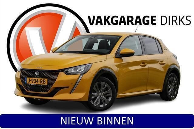Geel Gebruikt 2020 Peugeot e-208 Allure Hatchback | € 14.880 (Goede deal) - Afbeelding 1/3