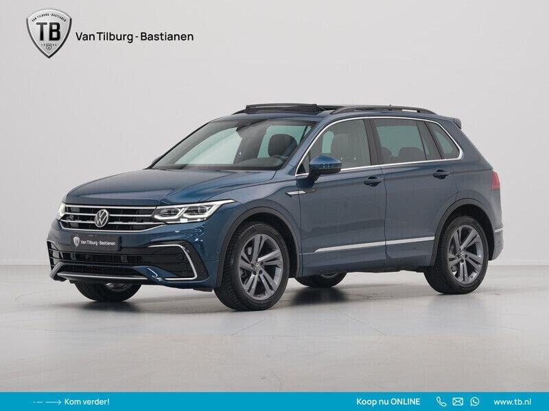 Blauw Gebruikt 2021 VW Tiguan R-line SUV | € 35.935 (Eerlijke prijs) - Afbeelding 1/4