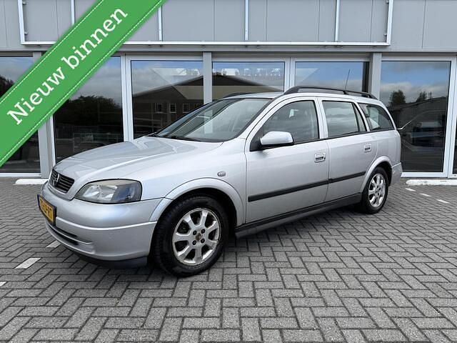Grijs Gebruikt 2003 Opel Astra Njoy Stationwagen | € 1.199 (Eerlijke prijs) - Afbeelding 1/4