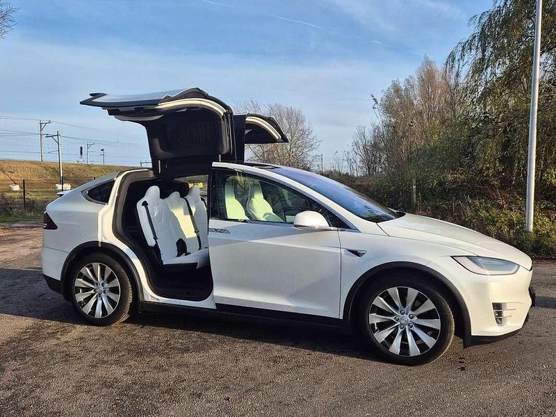 Wit Occasion 2019 Tesla Model X SUV | € 39.500 (Goede deal) - Afbeelding 1/4