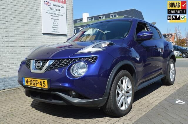 Blauw Gebruikt 2014 Nissan Juke Acenta SUV | € 10.500 (Eerlijke prijs) - Afbeelding 1/4