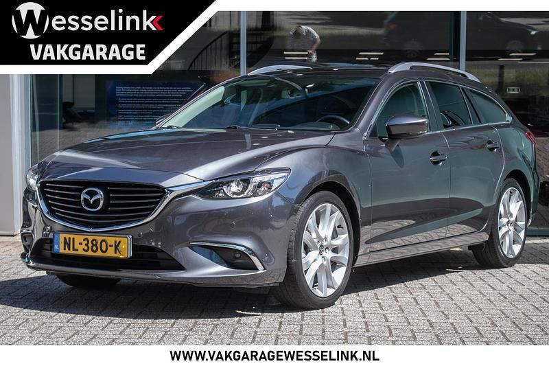 Grijs Gebruikt 2017 Mazda 6 Stationwagen | € 19.250 (Eerlijke prijs) - Afbeelding 1/4