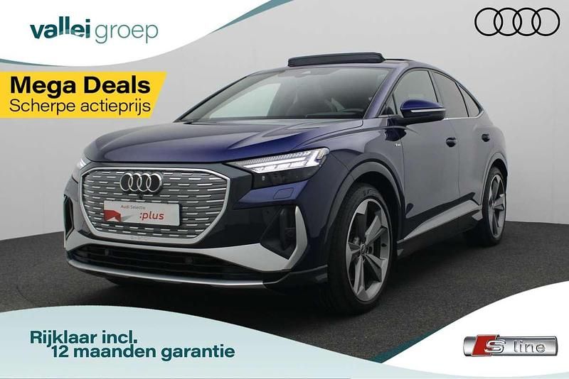 Blauw Gebruikt 2021 Audi Q4 Sportback e-tron SUV | € 36.900 (Goede deal) - Afbeelding 1/4