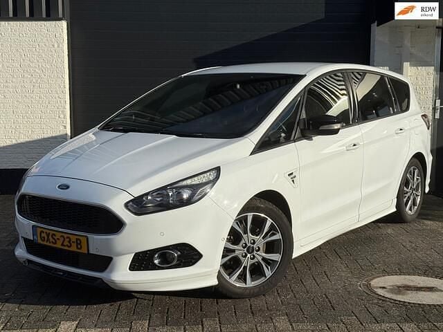 Wit Gebruikt 2017 Ford S-MAX ST-Line MPV | € 18.995 (Eerlijke prijs) - Afbeelding 1/4