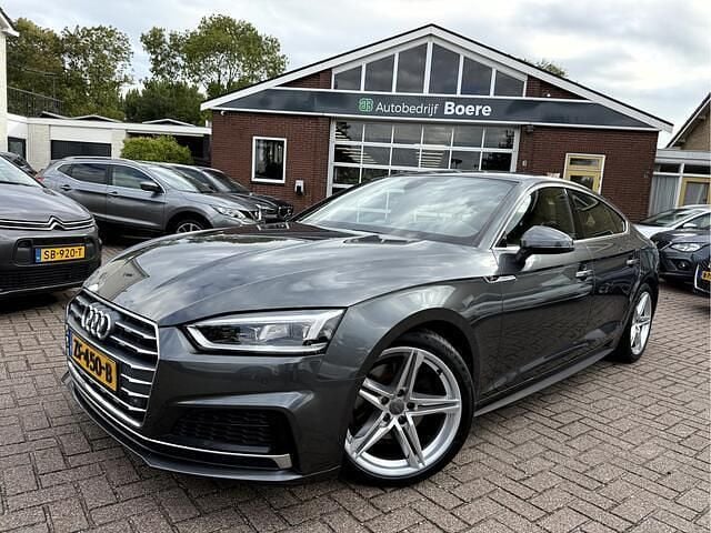 Grijs Gebruikt 2019 Audi A5 Sportback S-Line Hatchback | € 26.850 (Super prijs) - Afbeelding 1/4
