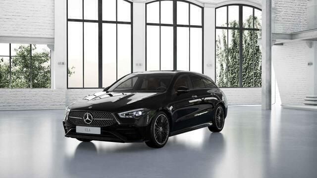 Zwart, metallic lak Gebruikt 2025 Mercedes CLA180 Shooting Brake AMG Stationwagen | € 50.450 - Afbeelding 1/4