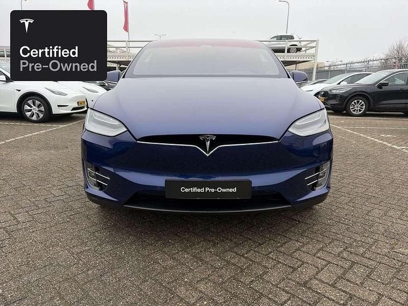 Occasion Tesla Model X Long Range AWD 309 kW (421 PK) 2020 Blauw SUV