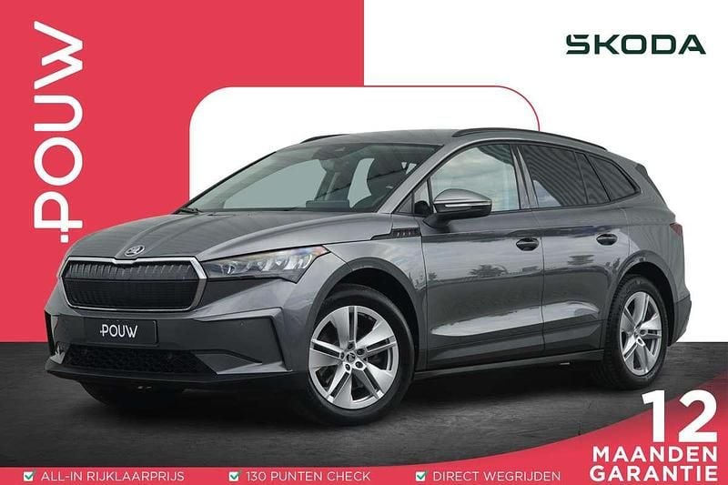 Grijs Gebruikt 2023 Skoda Enyaq iV Selection SUV | € 27.900 (Eerlijke prijs) - Afbeelding 1/4